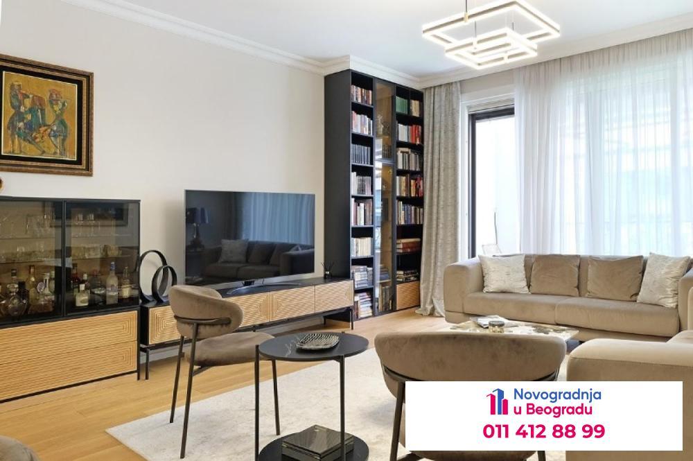 Glavna slika -Dedinje, 113m2, trosoban stan u novogradnji