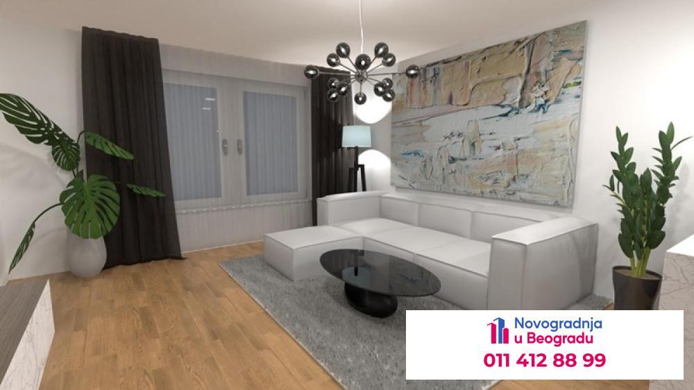 Glavna slika -Dušanovac, 68m2, trosoban stan u novogradnji