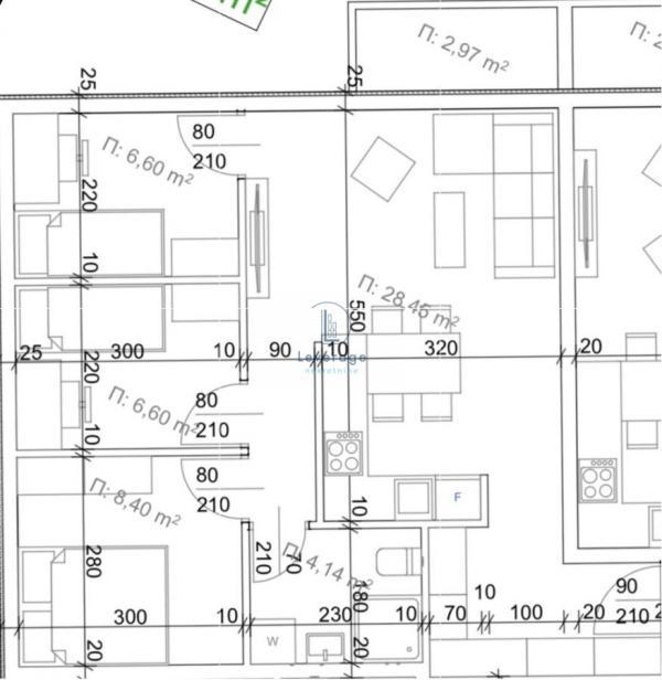 Glavna slika -Kaluđerica, 58m2, troiposoban stan u novogradnji