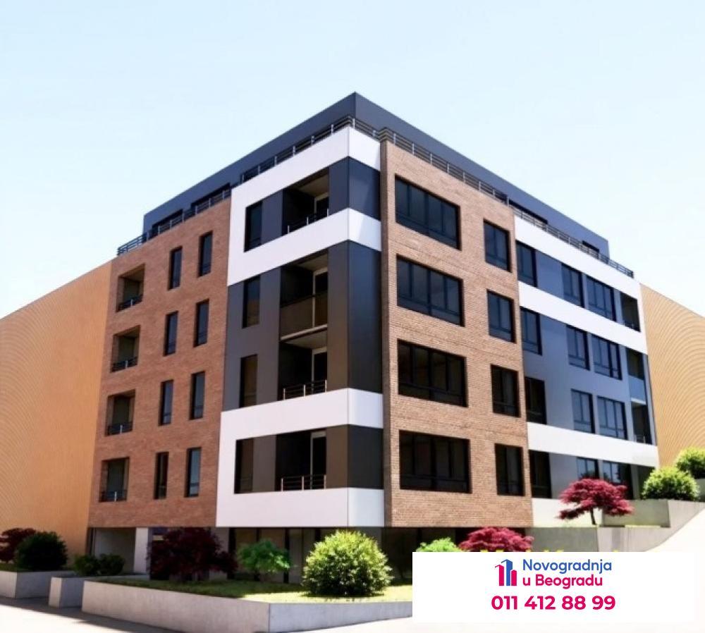 Glavna slika -Banovo brdo, 53m2, dvosoban stan u novogradnji