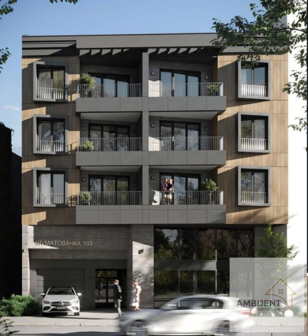 Glavna slika -Vračar centar, 62m2, dvoiposoban stan u novogradnji