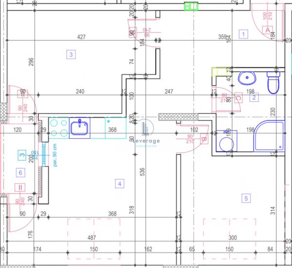 Glavna slika -Olimp, 55m2, dvoiposoban stan u novogradnji