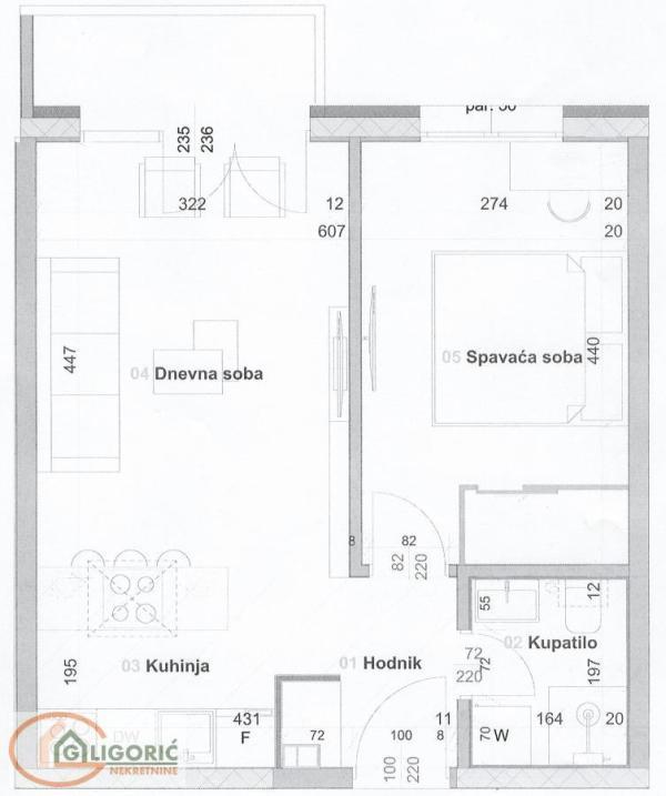 Glavna slika -Zvezdara, 38m2, jednoiposoban stan u novogradnji