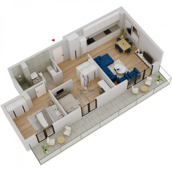 Glavna slika -Vojvođanska, 85m2, trosoban stan u novogradnji