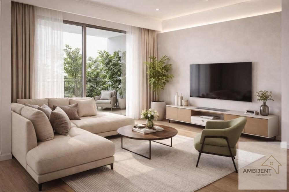 Glavna slika -Beograd, 46m2, dvosoban stan u novogradnji